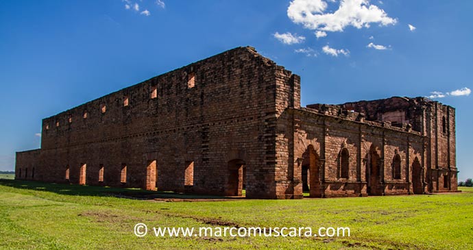 Ruins of Jesus Paraguay South America by Marco Muscara