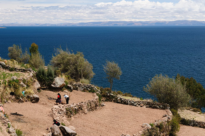 Lake Titicaca Peru by Rafal Cichawal Shutterstock most spectacular lakes in the world
