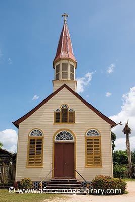 Wooden church Paramaribo Suriname by Ariadne Van Zandbergen