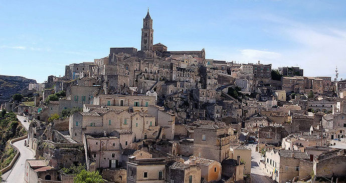 Matera, Italy by Giuseppe Rinaldi, Wikimedia Commons