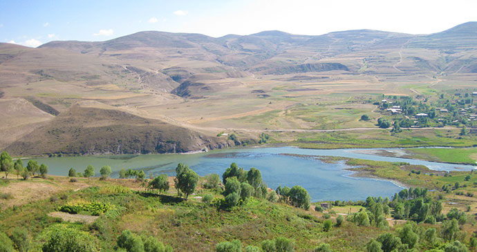 Angeghakot Reservoir Armenia by Deirdre Holding