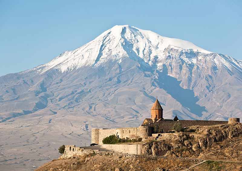 Khor Virap monastery, Armenia by Alexander Ishchenko, Shutterstock