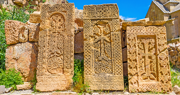 Khachkars Armenia by Efesenko Shutterstock