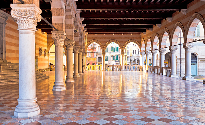 Piazza della Liberta, Udine, FVG, Italy, by xbrchx, Shutterstock