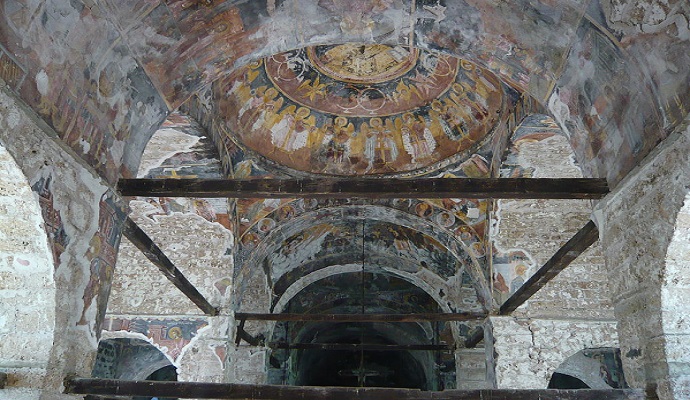 St. Mary's Church, Voskopojë Albania by Markussep Wikimedia Commons