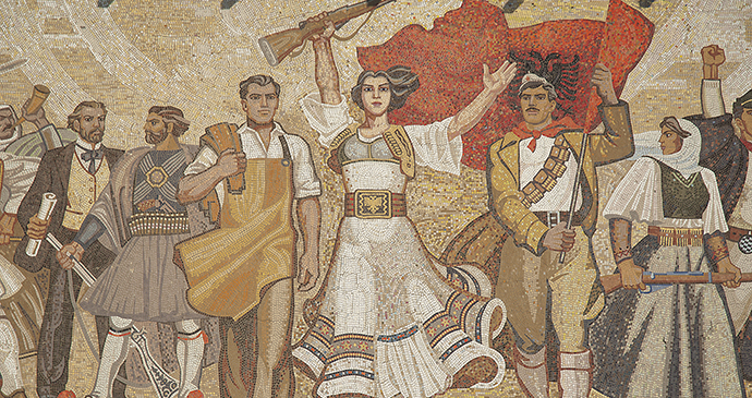 Mosaic at the National Historical Museum, Tirana, Albania by JM Travel Photography, Shutterstock