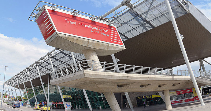 Tirana Airport, Tirana, Albania by Pasztilla, Wikimedia Commons