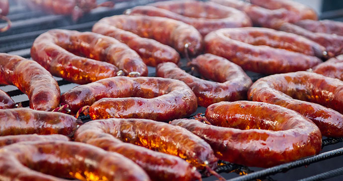 Chorizo Alentejo best food Portugal Europe by Mauro Rodrigues, Shutterstock