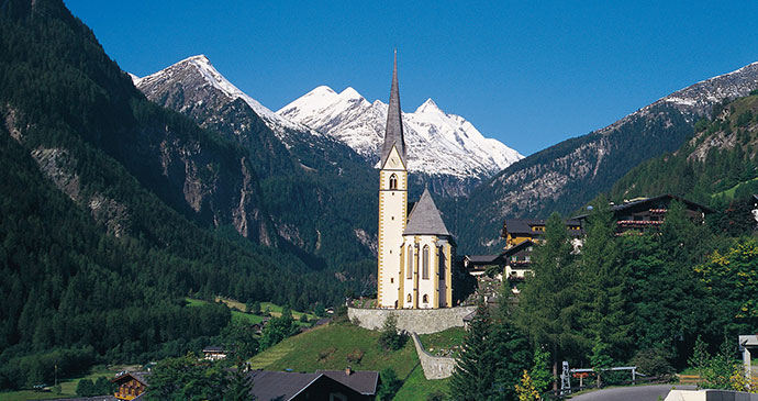 Church of St Vincent of Saragossa Grossglockner Alpe Adria Trail Austria by 