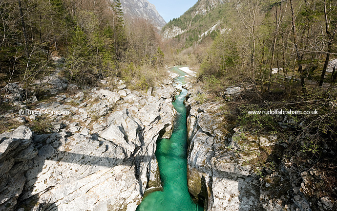 Soca River Gorge Alpe Adria Trail by Rudolf Abraham