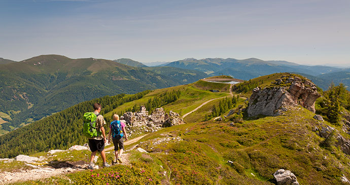 The Alpe-Adria trail in Nockberge National Park, Austria by Franz Gerdl, Kaernten Werbung