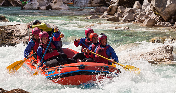 Rafting Soca River Slovenia Alpe Adria Trail by Slovenia Tourist Board Archive