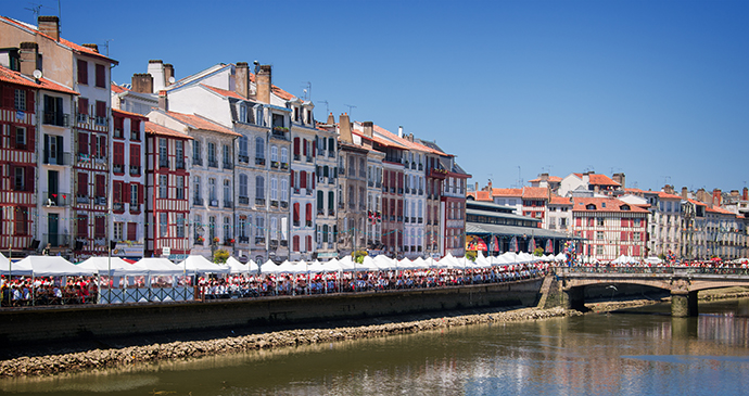 Bayonne waterfront France Basque Country by Delpixel, Shutterstock