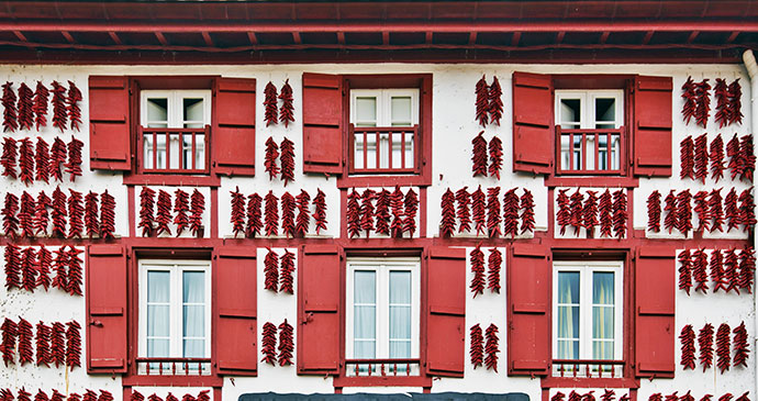 Espelette peppers France Basque Country by Sasha64f, Shutterstock