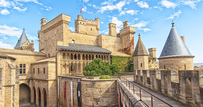 Olite Castle Navarre Spain by Chanclos Shutterstock