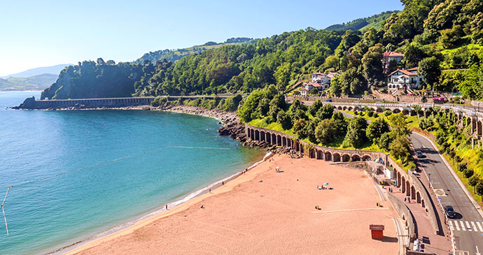 Beach San Sebastian Spain Basque Country by Grantotufo, Dreamstime