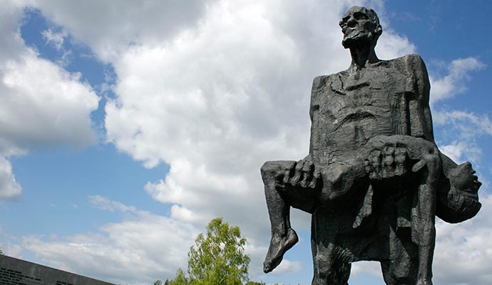 The Unconquered Man Joseph Kaminsky Khatyn Memorial Belarus Europe by John Oldale