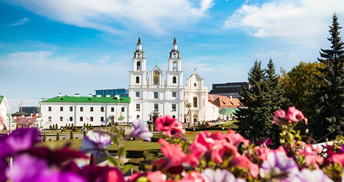 Holy Spirit Cathedral Belarus Europe by Maryia Bahutskaya Dreamstime