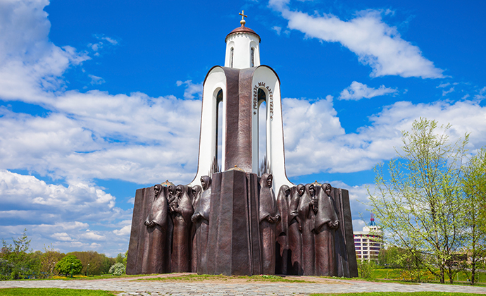 Memorial Island of Tears Minsk Belarus Europe by saiko3p Shutterstck