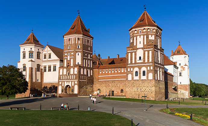 Mir Fortress Belarus Europe by Kuryanovich Tatsiana Shutterstock