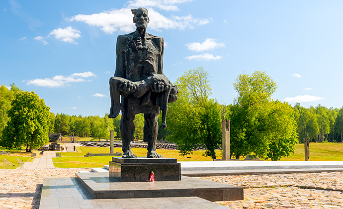 The Unconquered Man Khatyn Belarus by kosmos11, Shutterstock