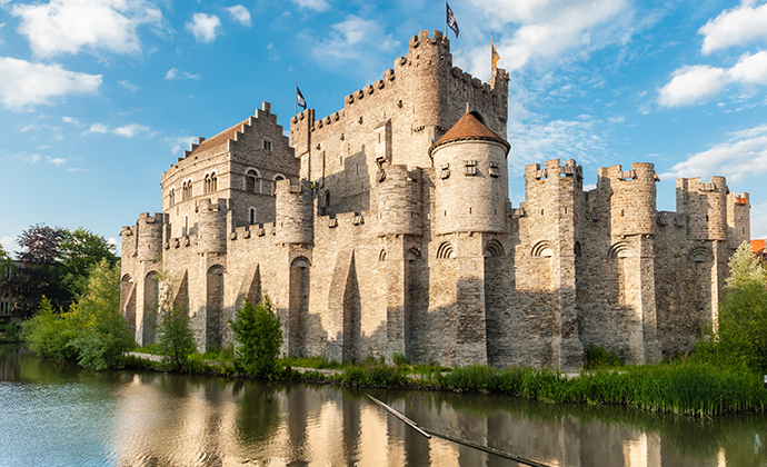 Gravensteen Castle Ghent Belgium Flanders by Thomas Dekiere Shutterstock  city break ghent