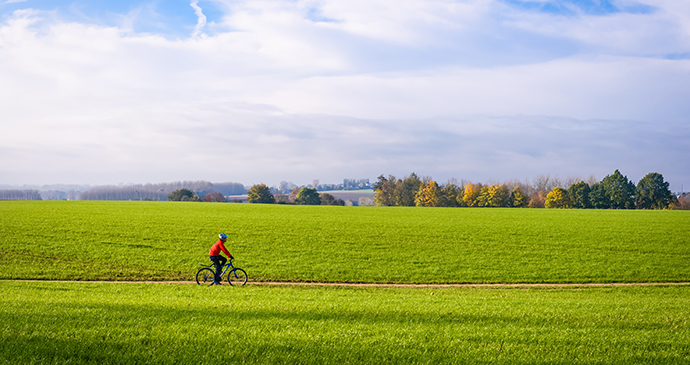 Cycling Zottegem Flanders Belgium by Thomas Dekiere, Shutterstock