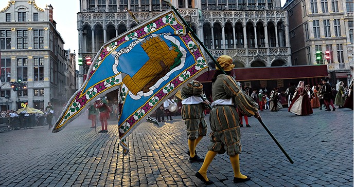 Ommegang Brussels Flanders Belgium by Alexandros_Michailidis, Shutterstock