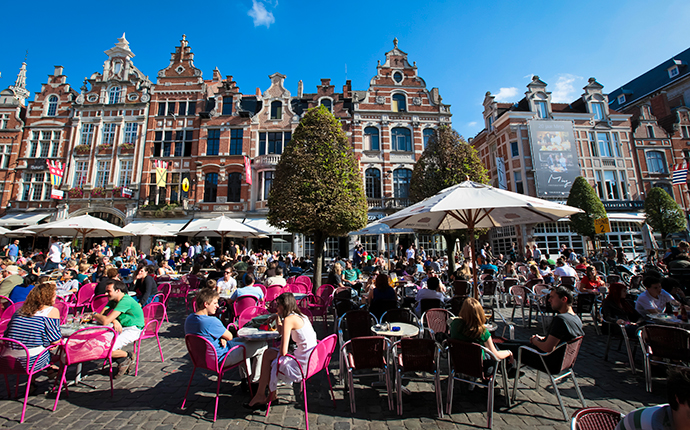 Oude Markt Leuven Belgium by Toerisme Leuven VisitFlanders