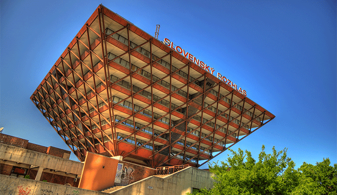 Slovak Radio Pyramid Bratislava Slovakia © TheWorldInHDR, Shutterstock