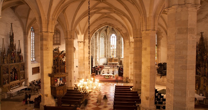 St Martin's Cathedral Interior Bratislava Slovakia by DUOMEDIA