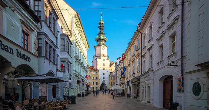 Michael's Tower Bratislava Slovakia by Lubos Houska, Shutterstock