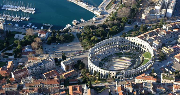 Arena, Pula, Istria by Pula Tourist Board