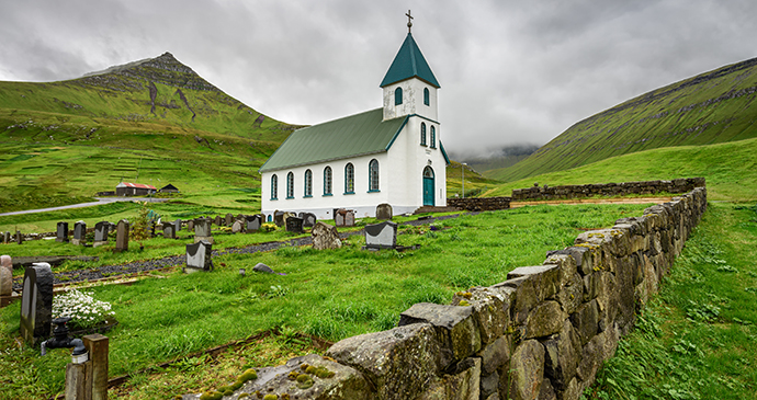 church, Gjogv, Faroe Islands © Nick Fox, Shutterstock