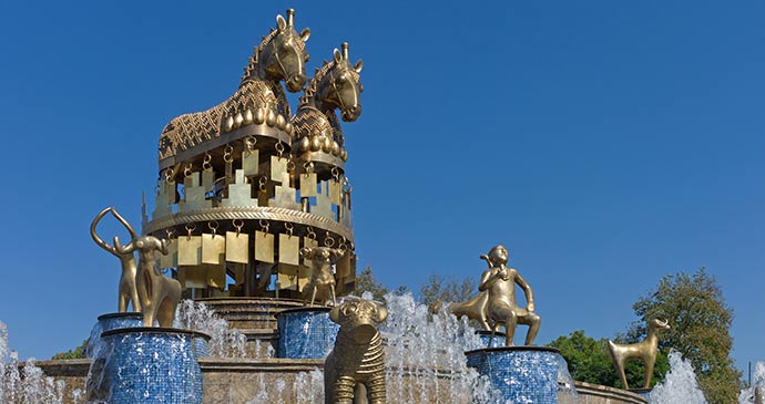 Fountain, Kutaisi, Georgia by Baciu, Shutterstock 