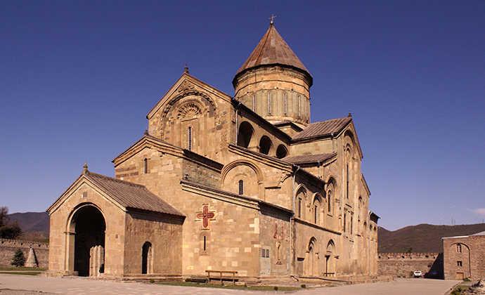 Sveti Tskhoveli Mtskheta Tbilisi Georgia by Wikimedia Commons