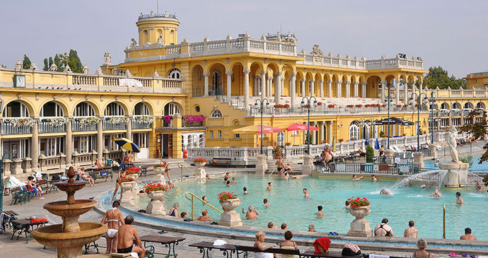 Széchenyi Baths Budapest Hungary by Laura Pidgley