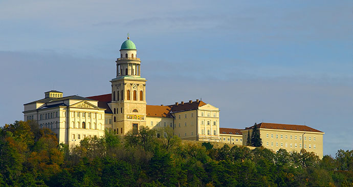 Pannonhalma Abbey Hungary Europe by Zoltan Kakuszi Shutterstock