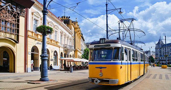 Tram Budapest Hungary Europe by Max Topchii Shutterstock