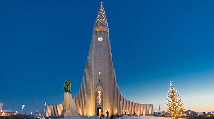 Hallgrimskirkja, Reykjavik, Iceland by VisitIceland world's most unusual buildings