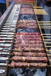 Arrosticini Abruzzo Italy by Francesco de Marco Shutterstock