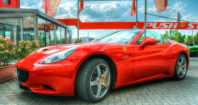 Ferrari Modena Emilia-Romagna Italy by CervellilnFuga, Shutterstock