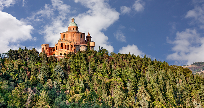 Madonna di San Luca Bologna Emilia-Romagna Italy by Ermess, Shutterstock