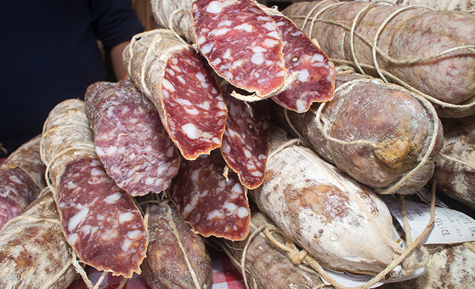 Salami Emilia-Romagna Italy by Francesco de Marco, Shutterstock
