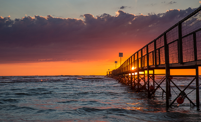 Sunset Rimini Emilia-Romagna Italy by Emilia-Romagna Tourist Board