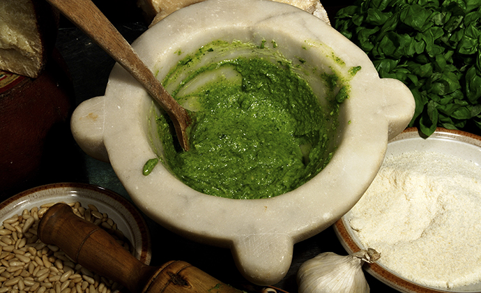 Pesto, Genoa, Liguria, Italy by Photo Archive Regional Agency in Liguria