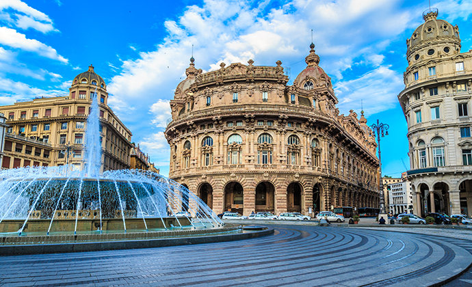 Piazza de Ferrari, Genoa, Liguria, Italy by Garsya, Shutterstock