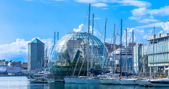 Port, Genoa, Liguria, Italy by Zharov Patel, Shutterstock