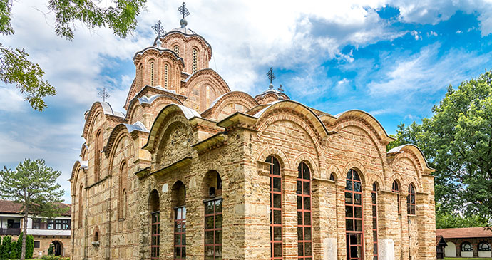 Gracanica Monastery Kosovo by creed, Shutterstock