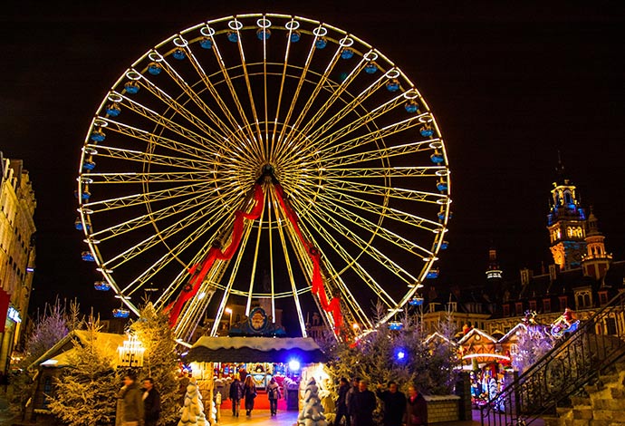 Christmas market Lille France by Meiqianbao Shutterstock